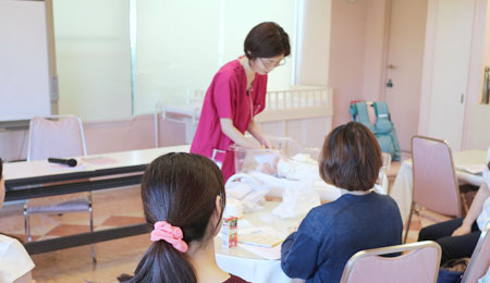 両親学級の写真