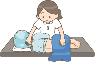 入院中のイラスト