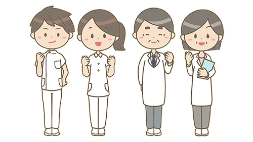 スタッフのイラスト