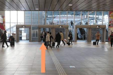 JR新横浜駅の改札