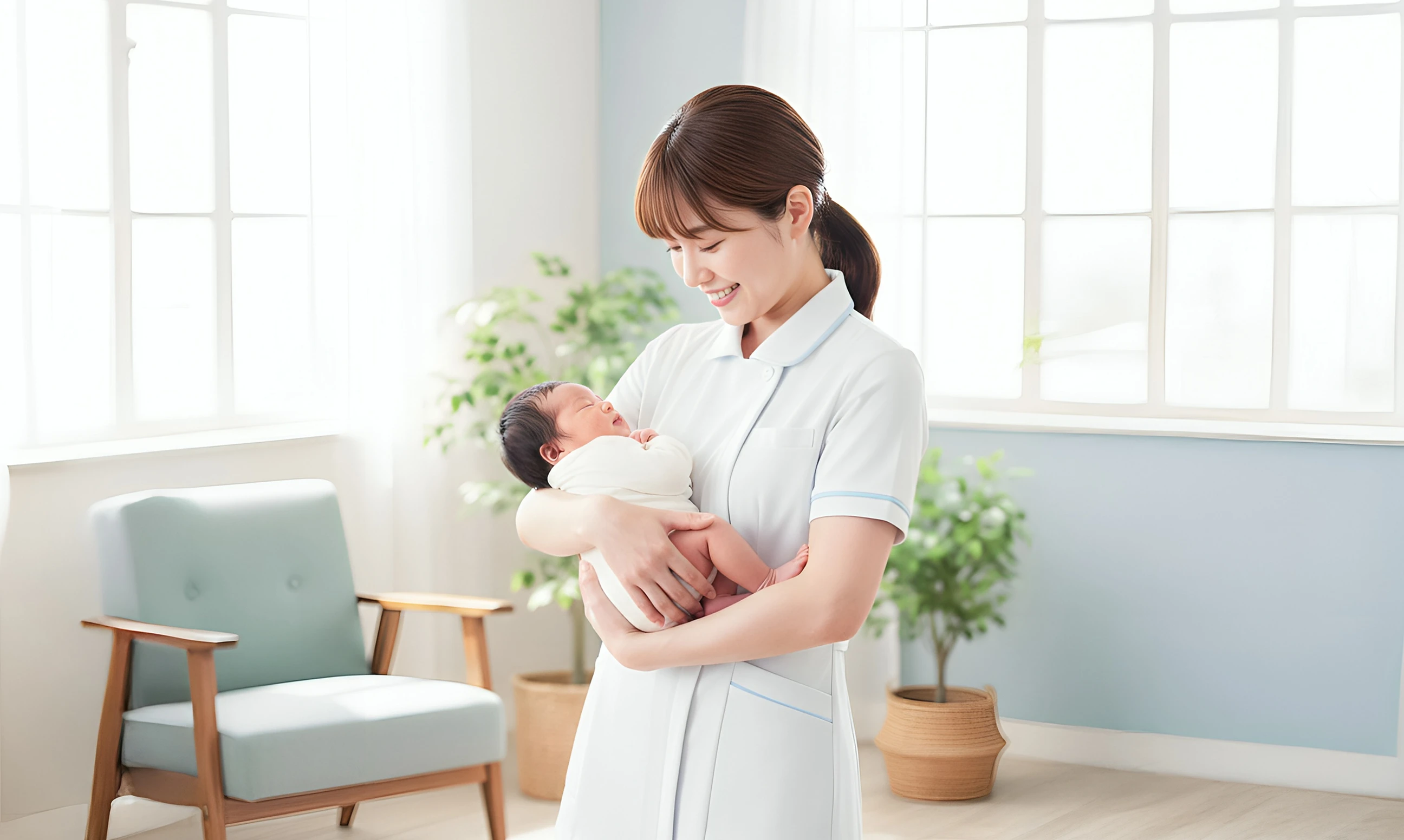 新横浜母と子の病院 スタッフの様子